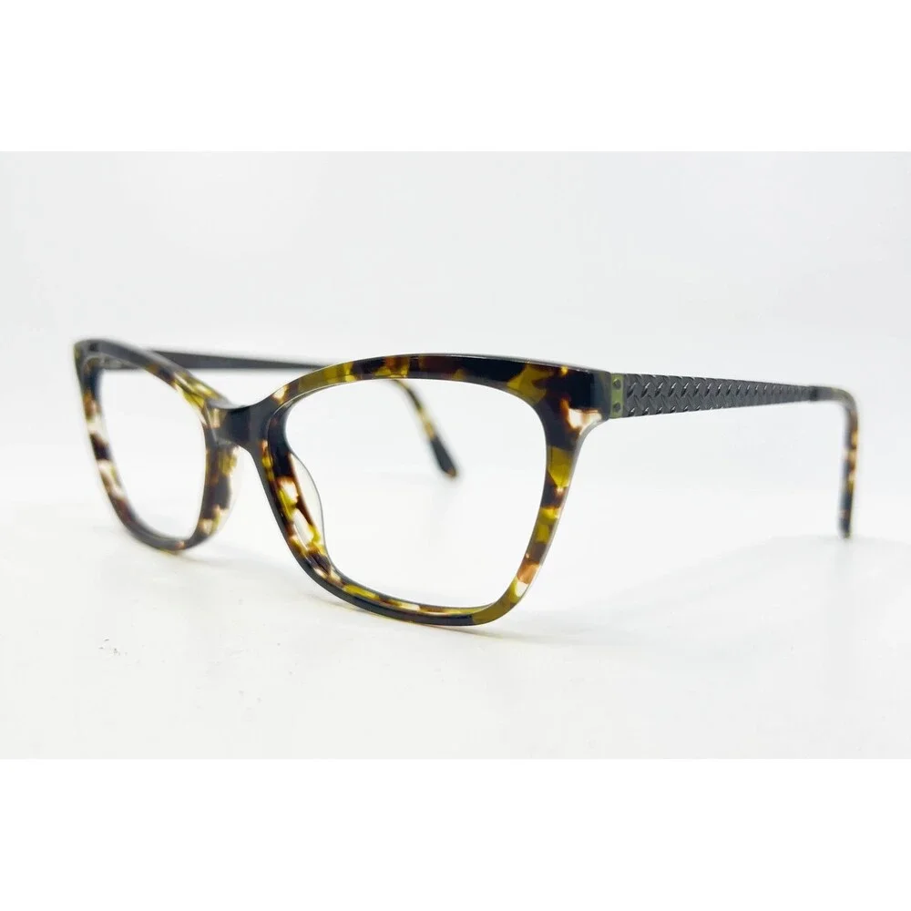 Nicole Miller Eyeglasses Womens Brown Tortoise Bedlow C02 Cat Eye 54-16-137